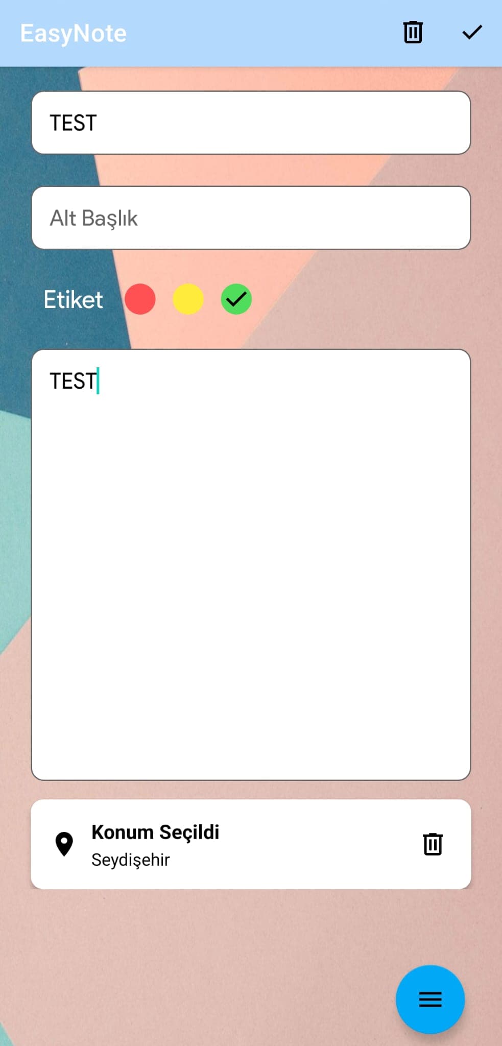 EasyNote screenshot 3