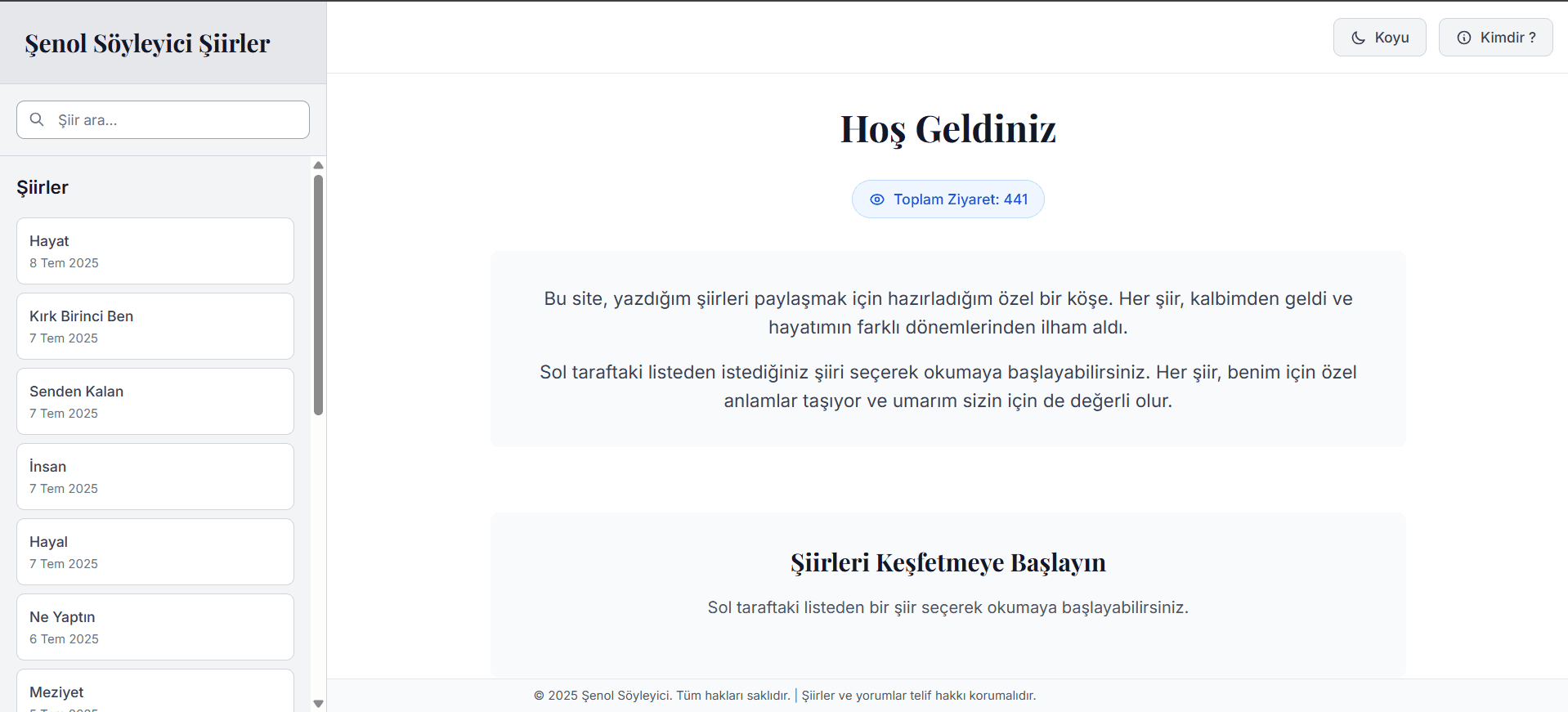 Şiir Blog