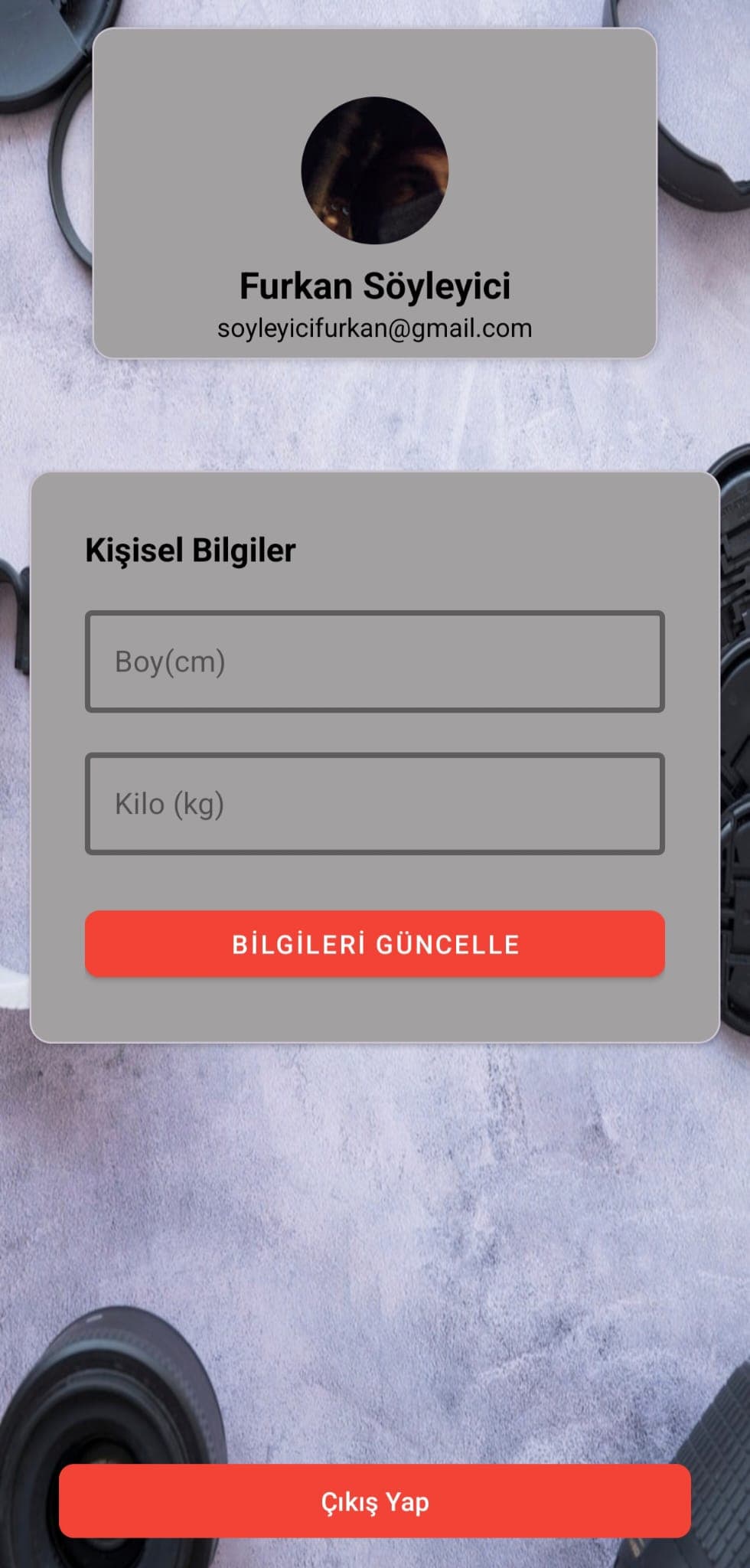 FitApp screenshot 3