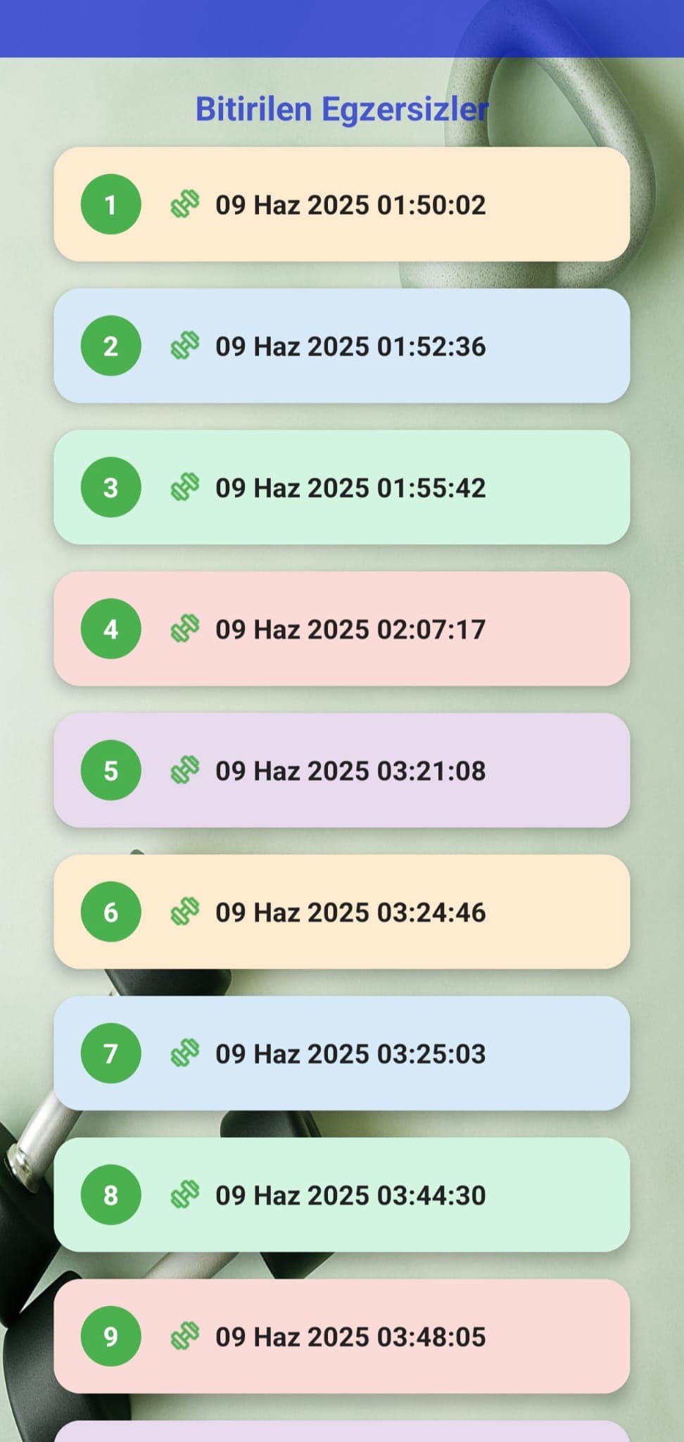 FitApp screenshot 5